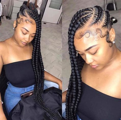 4 Beautiful Cornrow Braid Hair Styles