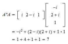 Conjugate transpose