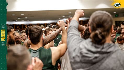 Postgame locker room speech: Packers win on Sunday Night Football