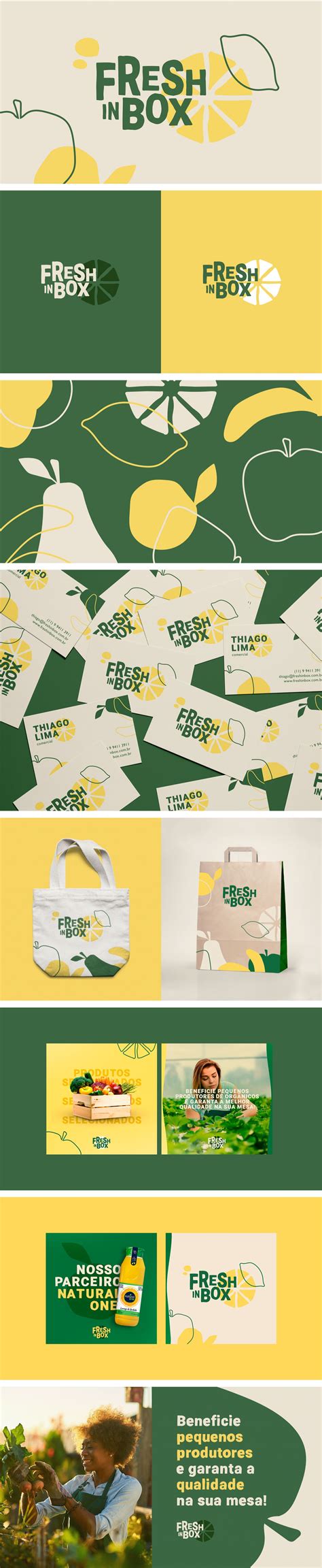 Fresh in Box | Food logo design, Small business logo design, Branding design logo