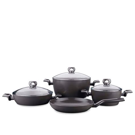 KORKMAZ Nora Ceramic 7 Pcs. Cookware Set A3942 – MAGNET SHOP