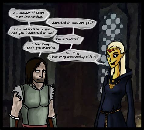 Marriage in Skyrim by Pomponorium.deviantart.com | Skyrim marriage, Skyrim, Elder scrolls funny