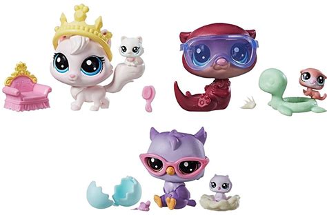 Littlest Pet Shop 2018 Pet Pairs Otterbrooks, Owlers Angoras Figure 2-Pack Bundle 1 Hasbro Toys ...