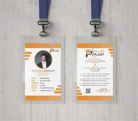 Entry #151 by TOYAAC for Design an minimalistic ID Card | Freelancer