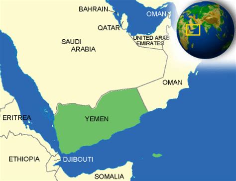 Map of Yemen. | - CountryReports