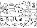 Free Hungry Caterpillar 3 Coloring Pages Sketch Page sketch template