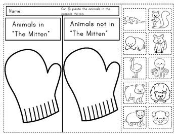 "The Mitten" Literacy Extension Activities by Imagination Station Preschool