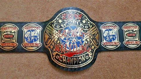 NEW ECW WORLD HEAVYWEIGHT WRESTLING CHAMPIONSHIP BELT ADULT SIZE - Riaz ...