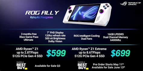 ROG Ally 正式推出 Z1 Extreme 版定價 NT$23,999 元 6/13 上市 | XFastest News