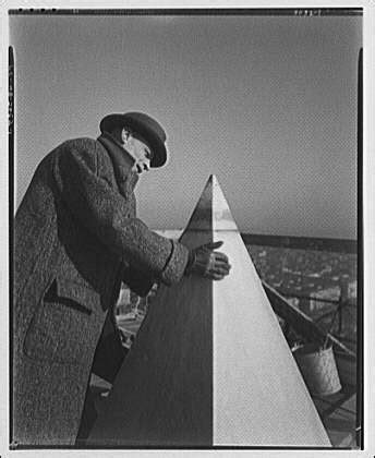 Washington Monument. Horydczak on top of Washington Monument I | Library of Congress