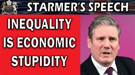 Keir Starmer Speech On Economic Equality - YouTube