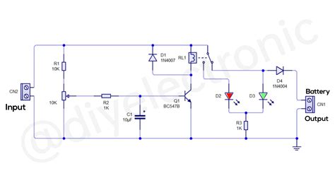 Auto Cut Off 3 7 Volt Battery Charger Circuit - Catalog Library