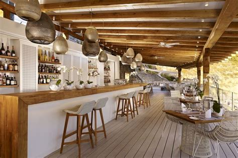 Greece Beach Bars - BayView Beach Restaurant & Bar, Santa Marina Resort ...