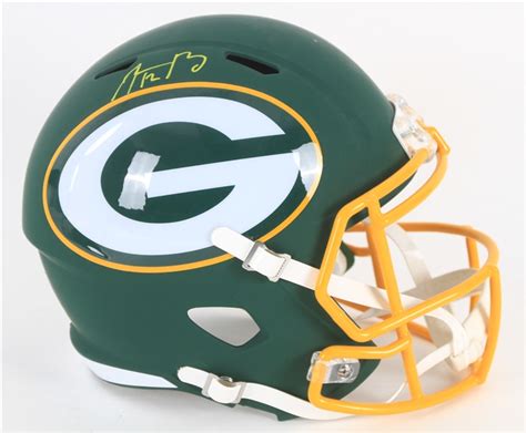 Lot Detail - 2019 Aaron Rodgers Green Bay Packers Signed Full Size ...