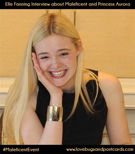 Elle Fanning Interview about Maleficent and Aurora #MaleficentEvent - Lovebugs and Postcards