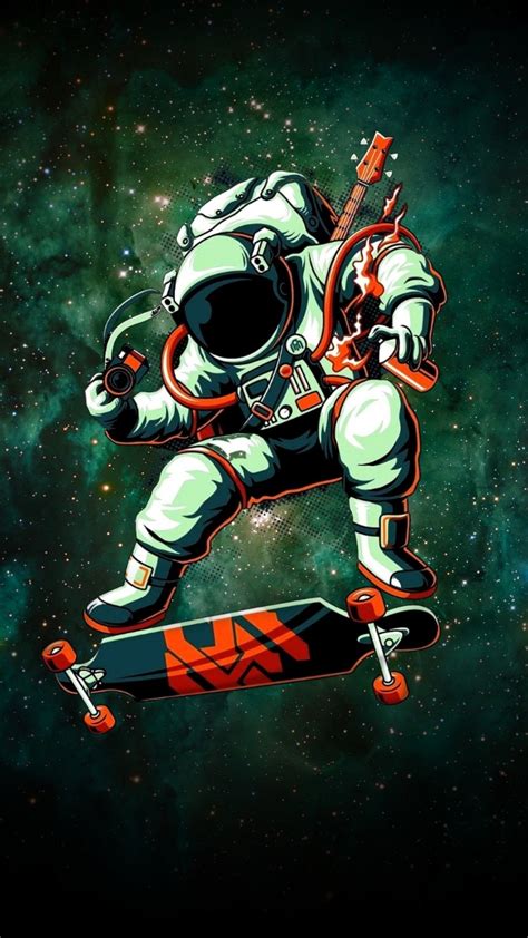 Pin en Art | Ilustración del espacio, Arte espacial, Skate fondos de ...