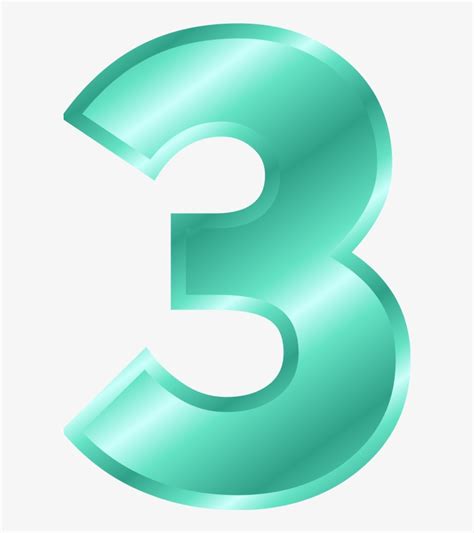 Vector Clip Art - Number 3 In Green Color PNG Image | Transparent PNG Free Download on SeekPNG