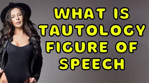 What is Tautology Figure of Speech with Examples TAMS Studies - YouTube