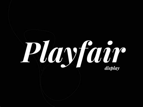 Playfair Display Font