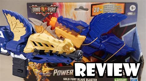 DX Gold Fury Blade Blaster Morpher Review & Comparison | Power Rangers Dino Fury - YouTube