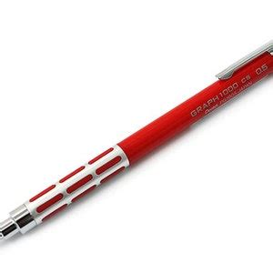 Pentel Graph 1000 0.5mm Mechanical Pencil Limited Edition RED BARREL ...