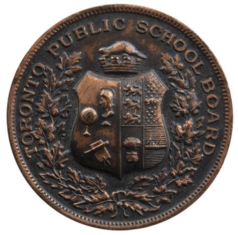 Toronto Public School Board 4 Years Good Conduct Antique Medal | Artzze