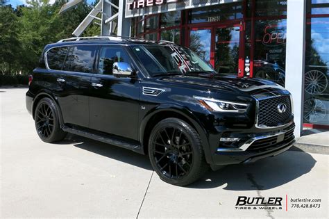 Infiniti QX80 with 24in Black Rhino Kunene Wheels exclusively from Butler Tires and Wheels in ...