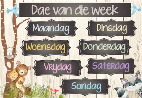 Dae van die week • Teacha!