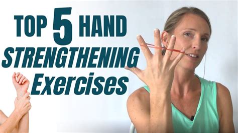 Top 5 HAND STRENGTHENING Exercises for STRONGER Hands - YouTube