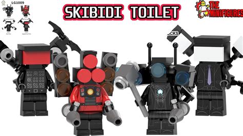 Skibidi Toilet LEGO: Building Minifigures Of Titan TV Man,, 48% OFF