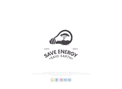 Save Energy Vintage Logo on Behance