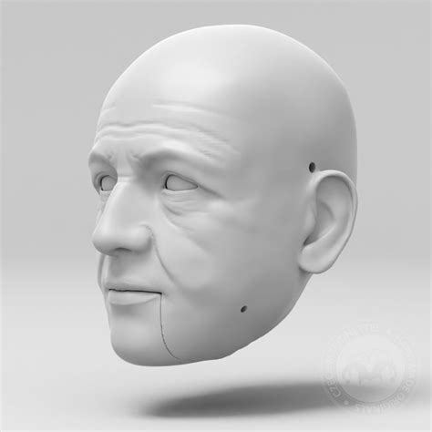 Model of Monet's head for 3D printing | Marionettes.cz