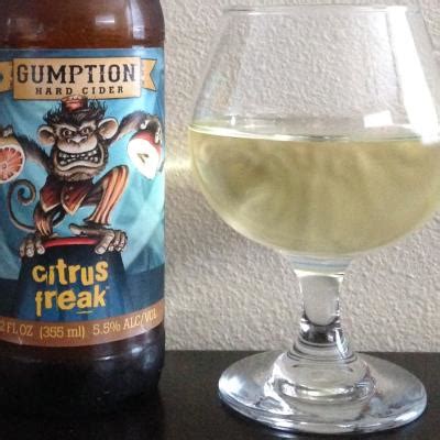 Citrus Freak from Gumption Hard Cider - CiderExpert