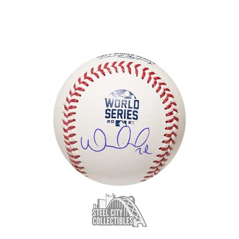 William Contreras Autographed 2021 World Series Official MLB Baseball ...