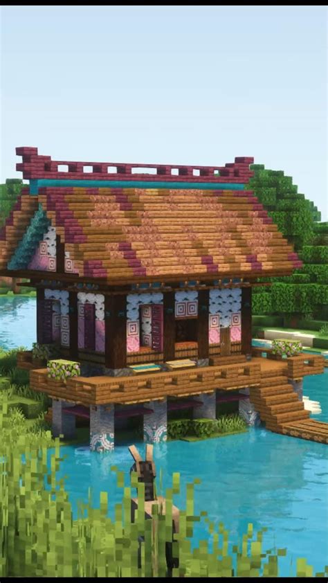 Minecraft Fishing house | Minecraft houses, Minecraft architecture, Minecraft steampunk