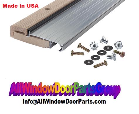 24" to 96" Length Adjustable Inswing Door Thresholds | All Window Door Parts Group