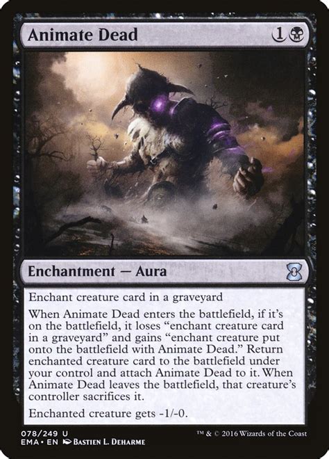 Animate Dead [EMA #78] - Magic: The Gathering Card