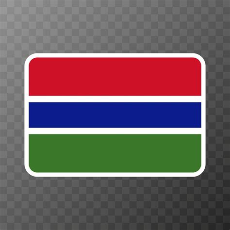 Gambia flag, official colors and proportion. Vector illustration. 21823049 Vector Art at Vecteezy