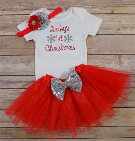 baby girls first Christmas baby girls first Christmas outfit babys first Christmas bab… | Baby's ...