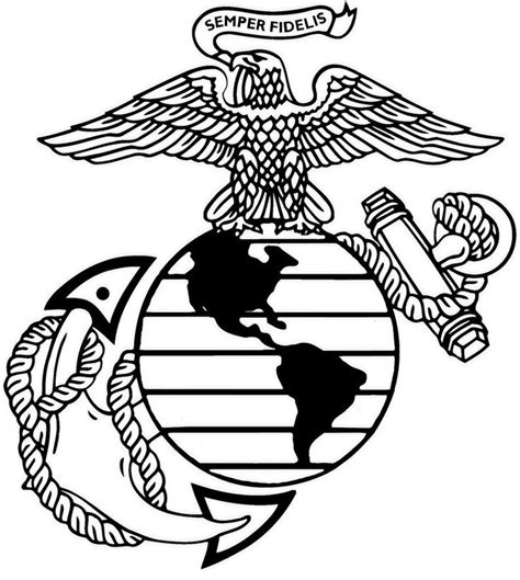 Large Marine Corps EGA Window Decal 12 Inch Vinyl USMC Eagle - Etsy | Marine corps gift, Vinyl ...