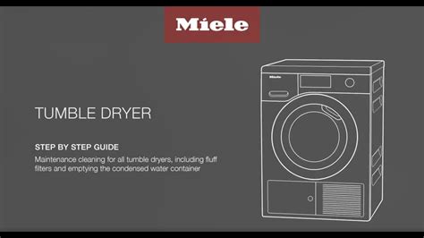 How to perform a maintenance clean for Miele Tumble Dryers - YouTube