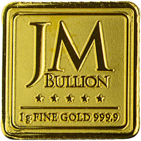 Gold Gram - JM Bullion Square Bar, Coin from United States - Online ...