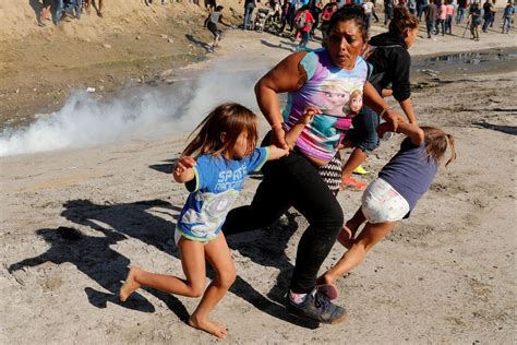 Photos of border tear gas: Reuters photographer captures picture of ...