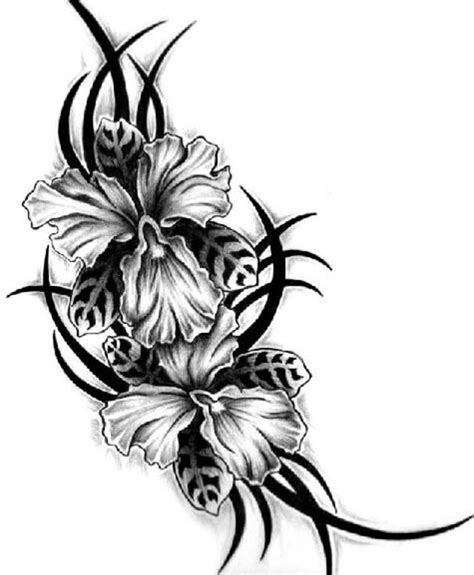 Free Tribal Flower Tattoo Designs, Download Free Tribal Flower Tattoo Designs png images, Free ...