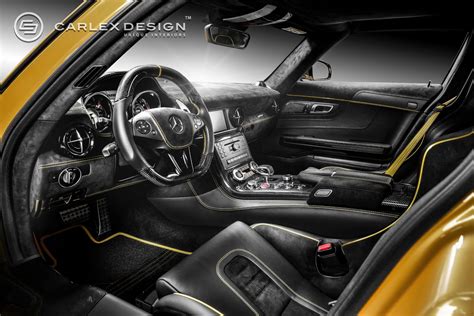 SLS AMG Black Series Interior Gets Drenched in Alcantara by Carlex [Photo Gallery] - autoevolution