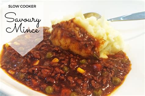 Slow Cooker Savoury Mince Recipe - Mum's Lounge