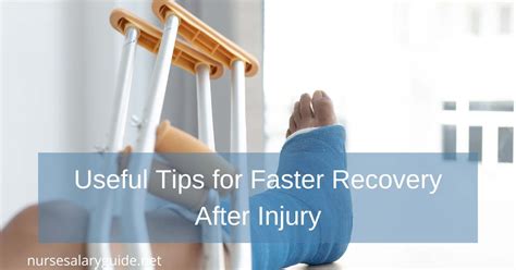 6 Useful Tips for Faster Recovery After Injury