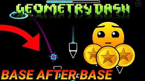 BASE AFTER BASE[ALL COINS]|GEOMETRY DASH - YouTube