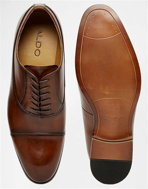 Lyst - ALDO Maric Leather Shoes in Brown for Men