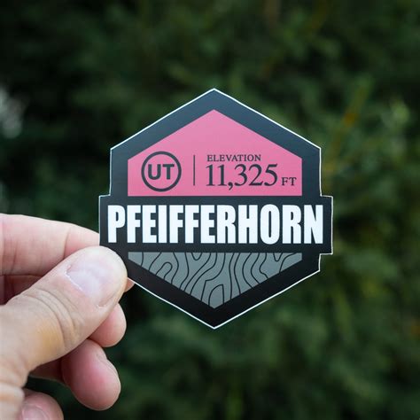 Sticker: Pfeifferhorn Summit - Tred Cred